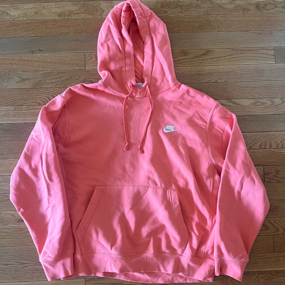 Nike coral hoodie